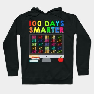 100 Days Smarter Of School Distance Learning Teacher Kids Hoodie